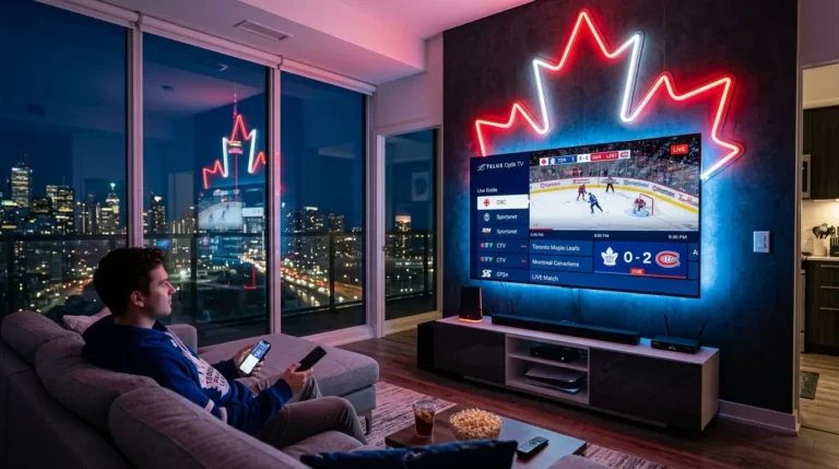 Live TV channels Sports streaming (football, UFC, NBA, NHL) Movies and TV shows on demand Multi-device support (Smart TV, Firestick, Android, iOS)